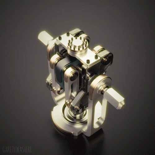 美的不同尋常的機(jī)械動(dòng)圖，壓鑄廠家應(yīng)該收藏一下